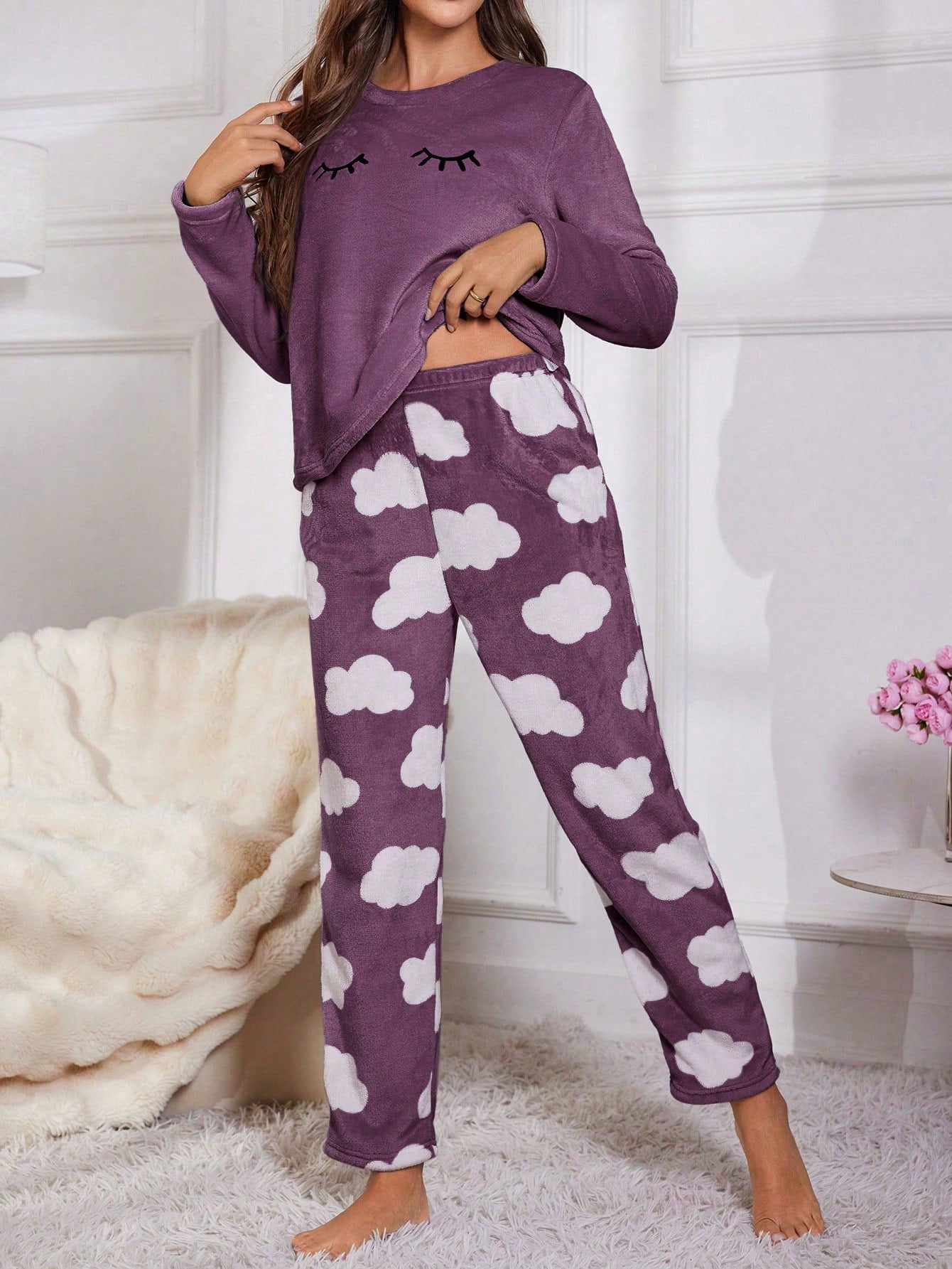 Pijama Soft Dormindo Nas Nuvens