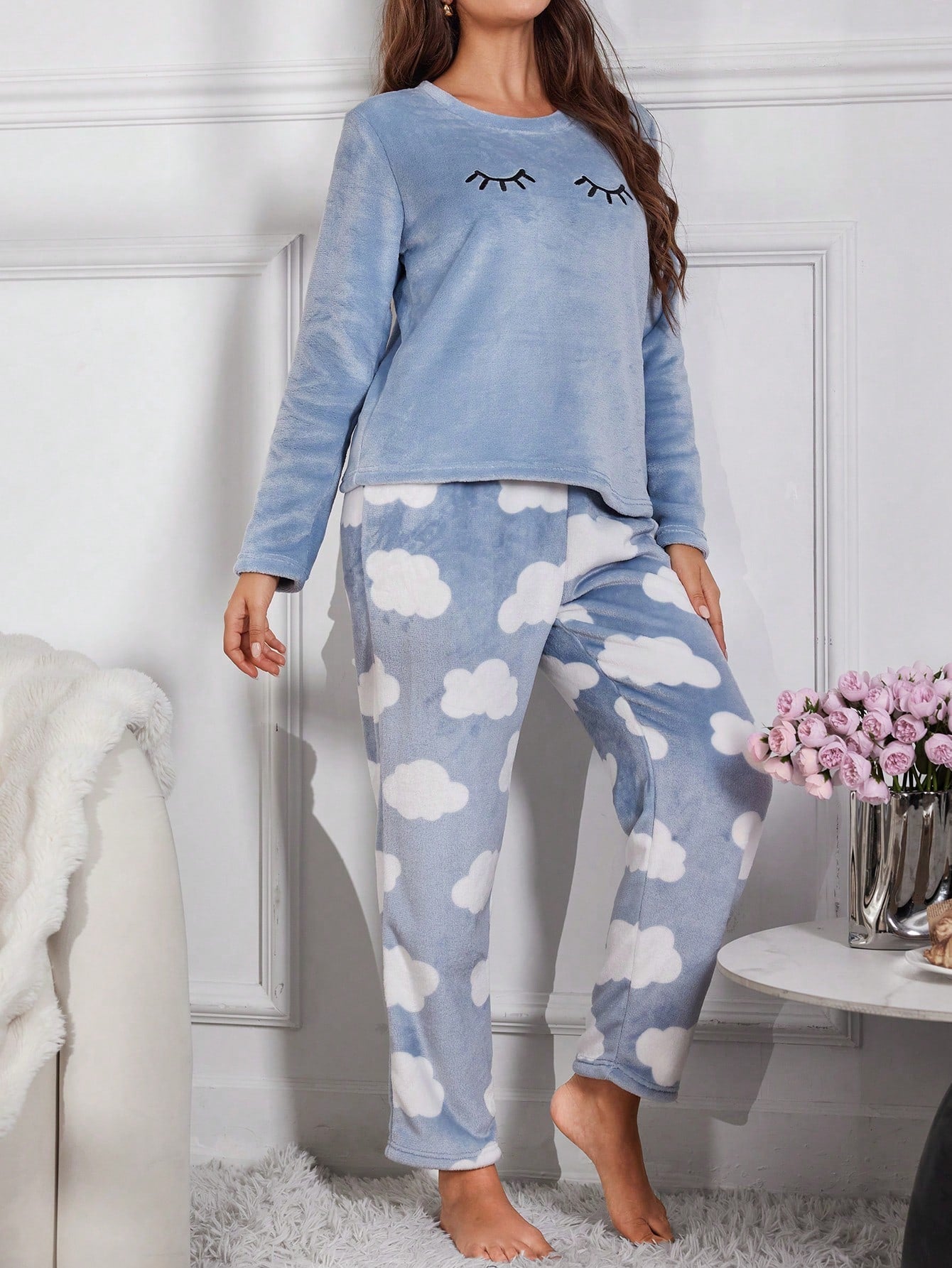 Pijama Soft Dormindo Nas Nuvens